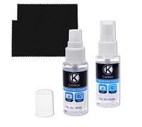 Kit de nettoyage Camkix pour écrans et objectifs : flacon de liquide de nettoyage, chiffons de nettoyage en micro-fibre. Un kit complet pour nettoyer votre appareil photo DSLR ou caméra Go Pro, convient également pour votre smartphone, tablette, notebook, ect.