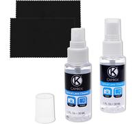 Kit de Nettoyage Camkix pour Objectifs et Écrans ¿ 2x Spray Nettoyant, 2x Chiffon en Microfibre ¿ Parfait pour Nettoyer l'Objectif de Votre Appareil Photo Reflex et Compatible avec Votre Caméra