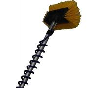 Kit de nettoyage D&L poignée télescopique 8m + brosse 5 côtés & distributeur de savon - jaune Kit de nettoyage D&L poignée télescopique 8m + brosse 5 côtés & distributeur de savon - jaune