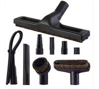 Kit de Nettoyage D'Accessoires Universels 9 Pièces Embout Aspirateur/Brosse/Suceur Plat pour Tuyaux Standard de 32 mm et 35 mm