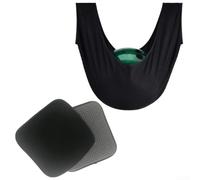 Kit de nettoyage de boule de bowling avec serviette et tapis pour enlever l'huile en profondeur, ensemble de tissu éponge en polyester pour l'entretien des voies, lot d'accessoires de 3 pièces noir