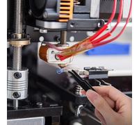 Kit de nettoyage de buse, 30 aiguilles en acier de 0,4 mm, brosses en cuivre et silicone, pince à épiler pour Bambu Lab A1 Mini et autres imprimantes FDM