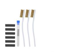 Kit de nettoyage de buse avec aiguilles en acier inoxydable de 0,4 mm, brosses en silicone et fil de cuivre pour A1 - Kit d'entretien 19 pièces