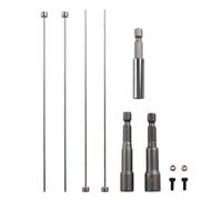 kit de nettoyage de buse d'imprimante 3D Nettoyeur de filament d'extrudeuse avec 4 arbres de nettoyage et clé dynamométrique de buse pour buses filetées M7/M8 Convient à la plupart des machines d'impr