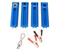 Kit de nettoyage de buses d’injecteurs de carburant, kit d’adaptateur pour le rinçage des injecteurs avec 5 outils, nettoyant à haute pression pour l’injection de carburant,