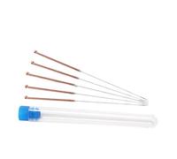 Kit de nettoyage de buses d'imprimante 3D avec aiguilles, brosse et pince à épiler for tête d'impression Mk8 CR-10 E3D. Accessoires et pièces détachées inclus.(Gold 0.5mm (5Pcs))