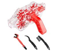 Kit de nettoyage de chaîne de moto, nettoyant pour chaîne de moto - Clear Clean Bicycles Chain Cleaner | Kit d'outils de dégraissage pour cyper non slip ergonomique pour l'entretien