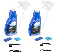 Kit de nettoyage de chaîne de vélo, dégraissant non moussant avec brosse et fil à engrenages pour vélos de gravier/route/VTT (2)
