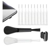 Kit De Nettoyage De Chargeur De Téléphone Brosse Détail Avec Bouchon Anti-poussière,Pour Tablette Maison Atelier Voyage Entretien Appareils Electronique