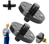 Kit de nettoyage de châssis - Nettoyeur de dessous de caisse avec raccord rapide - Buse rotative à 360° - Nettoyage efficace des passages de roues et du dessous de caisse (2 pièces)