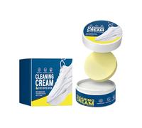 Kit de nettoyage de chaussures blanches | Crème de nettoyage de chaussures multifonctionnelles, extraction et restauration des taches de nettoyant de chaussures