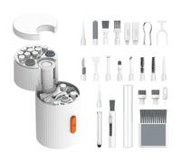 Kit de nettoyage de clavier 33 en 1, brosse rotative magnétique, outil portable pour ordinateur portable, téléphone, écouteurs, appareil photo, moniteur, entretien électronique quotidien pour la