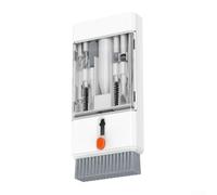 Kit de nettoyage de clavier pour ordinateur portable, électronique 22 en 1 pour un entretien efficace des appareils, compact et facile à utiliser (couverture blanche)