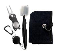 Kit de nettoyage de club de golf - Outil de réparation de divot - Accessoire de golf - Non antidérapant - Taille-crayon pour les voyages, les pères, les terrains d'exercice, les débutants