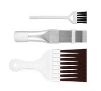 Kit de nettoyage de condensateur AC 3 pièces avec peigne à ailettes et après-shampoing doux pour réfrigérateurs, échangeurs de déchets, évaporateurs, brosses