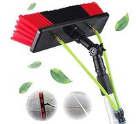 Kit de nettoyage de fenêtre de 10 m avec tête de brosse de 30 cm et système d'alimentation en eau pour panneau solaire et photovoltaïque - Solution efficace et accessible