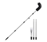 Kit de nettoyage de gouttière - Kit d'outils d'extension de nettoyage de gouttière | Outil de protection de gouttières à longue portée | Pour feuilles mortes, canalisation, canal, sol, maison, fenêtre