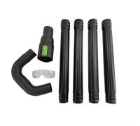 Kit de nettoyage de gouttière pour souffleurs de feuilles avec buse à flux d'air étroit et connexion sécurisée scellée en caoutchouc pour une performance fiable