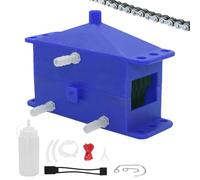 Kit de nettoyage de la chaîne de motos | Utile outil Motorcycles chaînes Nettoyage Brosse | Haute applicabilité Chein Cleaning System System Drivetrain Cleaner Kits Set Chainis Cleaners Accessoires Aj