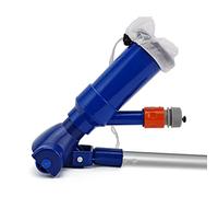 Kit de Nettoyage de la Piscine Tête d'aspiration à l'aspirateur avec pinceaux Sac en Mailles de Tige Extensible pour l'entretien de la Piscine