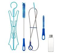 Kit de nettoyage de la poche d'hydratation - Séchoir à vessie d'hydratation, outils de nettoyage de la vessie à eau | Kit de séchage avec grande brosse pour tuyau, cadre pliable pour la randonnée, le