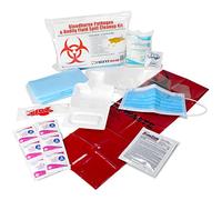 Kit de nettoyage de liquide corporel de 21 pièces - Conforme à la norme OSHA et protège contre l'exposition dangereuse au sang et à d'autres matériaux potentiellement infectieux