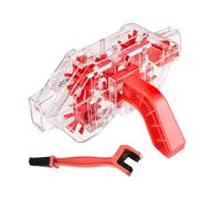 Kit de nettoyage de moto, moto pour alteri à chaîne - Brosse à chaîne de vélo portable - Accessoires de vélo ergonomiques pour dégraissage, lavage et polissage, ateliers, utilisation