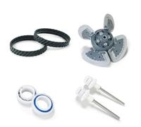 Kit de nettoyage de piscine compatible avec Zodiac Baracuda MX8 MX6 Elite, pièces de nettoyage à ventouse avec pistes, moteur nettoyeur, arbres d'entraînement, roulements, remplace R0526100, R0524900