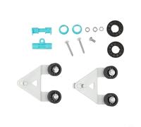 Kit de nettoyage de piscine en A pour Hayward Navigator Pro Wanda Diver Dave pour Poolvac XL, pièce de rechange AXV621D avec rouleaux souples, bagues et vis, blanc