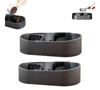 Kit de Nettoyage de Porte-Filtre à café, Support de Nettoyage à Expresso de qualité supérieure, avec Plateau à Marc Anti-déversement et Brosse de Nettoyage en Profondeur de précision (2SET)