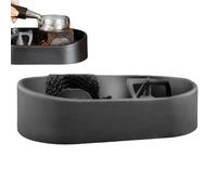 Kit de Nettoyage de Porte-Filtre à Café, Support de Nettoyage de Machine à Expressos, Dispositif de Nettoyages de Filtre de Machine à Café avec Plateau et Brosse de Lavage pour Systèmes 51/53/58 mm