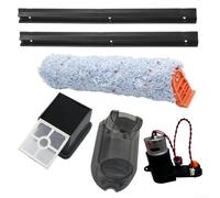 Kit de nettoyage de rechange en caoutchouc pour aspirateur sans fil ILIFE pour aspirateur sans fil W90 avec moteur à brosse centrale et réservoir d'eau propre pour enlever la poussière et la saleté