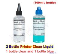 Kit de nettoyage de tête d'imprimante à jet d'encre 100ML, Compatible avec Epson Hp Brother Canon, buse et nettoyeur de tête d'impression pour nettoyage de tête d'imprimante200ML mix No Tool