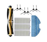 Kit De Nettoyage De Tissu De Vadrouille De Filtre De Brosse Latérale De Brosse Principale, Compatible for Eziclean ONE Aqua 210, Accessoires De Pièces De Rechange D'aspirateur Robot Remplacer(13PCS)