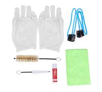 Kit de Nettoyage de Trombone, Trompette, Trombone, Corne de Tuba, Kit D'outils avec Chiffon de Nettoyage, Gants de Brosse