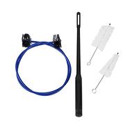 Kit de nettoyage de trompette, 4 pièces, ensemble de brosses de nettoyage de trompette, brosse d'embouchure, accessoire d'entretien d'instrument de musique pour cornet,