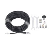 Kit de nettoyage d'égouts de 50 pieds, nettoyeur haute pression 5 800 psi, raccord rapide M22 à 1/4 NPT, buses de tuyau de vidange rotatives pour le nettoyage des canalitions et