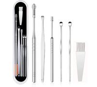 Kit De Nettoyage Des Oreilles Dissolvant De Cérumen En Acier Inoxydable 6 Pièces