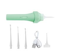 Kit de Nettoyage des Oreilles - Nettoyeur Auriculaire Électrique Réutilisable Avec Lumière - Accessoire De Soins Personnels Pour Retrait Du Cérumen Impacté Pression Démangeaisons Oreille Maison Voyage