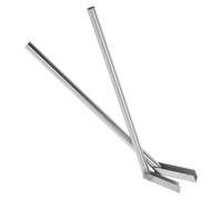 Kit de Nettoyage des Rails D’ascenseur 8mm 10mm, Grattoir Métal | Plastique et Fer, Prise Ergonomique, Brosse à Fibres Uniques, pour Seuils et Voies Commerciales