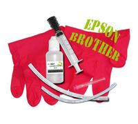 Kit de nettoyage des têtes d'impression imprimante jet d'encre spécial EPSON / BROTHER fabriqué en France produit nettoyant made in