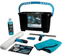 Kit de nettoyage des vitres Moerman : kit de démarrage professionnel 7 en 1 pour nettoyer les vitres sans laisser de traces