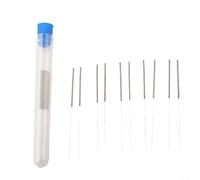 Kit de nettoyage d'imprimante en acier inoxydable 50 pièces aiguilles d'entretien de buse 0,4 mm Outils de nettoyage flexibles avec poignée ergonomique pour tête d'impression