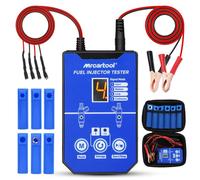 Kit de nettoyage d'injecteur de carburant, outil de testeur d'injecteur de carburant automatique, kit de nettoyage pour injecteurs de carburant, 6 adaptateurs de carburant, 4 modes d'impulsion