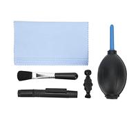 Kit de Nettoyage d'objectif CHEOTIME 5 en 1 : soufflette, Stylo de Nettoyage, lingette, Accessoires pour appareils Photo Reflex numériques et téléphones.