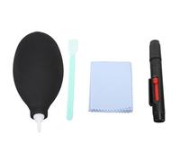 Kit de Nettoyage d'objectif d'appareil Photo, Souffleur d'air de Nettoyage d'objectif Fortement Absorbant 4 en 1 pour Télescope Astronomique (Black)