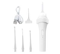 Kit De Nettoyage D'Oreilles,Nettoyeur Auriculaire Électrique Réutilisable Avec Lumière | Accessoire De Soins Personnels Pour Retrait Du Cérumen Impacté Pression Démangeaisons Oreille Maison Voyage