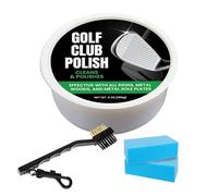 Kit de Nettoyage du Club de Golf - Pâte de Maintenance du Club, kit de Nettoyage du Club de Fer de Golf | Golf Metal Club Maintenance Cream Repair Scratch, Polish Illumn Restore Restore Gloss