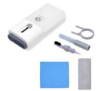 Kit de Nettoyage électronique 6en1 - Extracteur de clé, Nettoyeur d'éponge de Flocage, Pointes de Stylo, Chiffons - Claviers, écouteurs, Aides auditives - pour Smartphones, Ordinateurs Portables