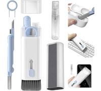 Kit De Nettoyage Électronique 7 En 1, Kit De Nettoyage De Clavier Avec Brosse, Stylo De Nettoyage Pour Airpods Pro, Adapté Aux Écouteurs, Ordinateur Portable, Téléphone, Écran Pc Bleu